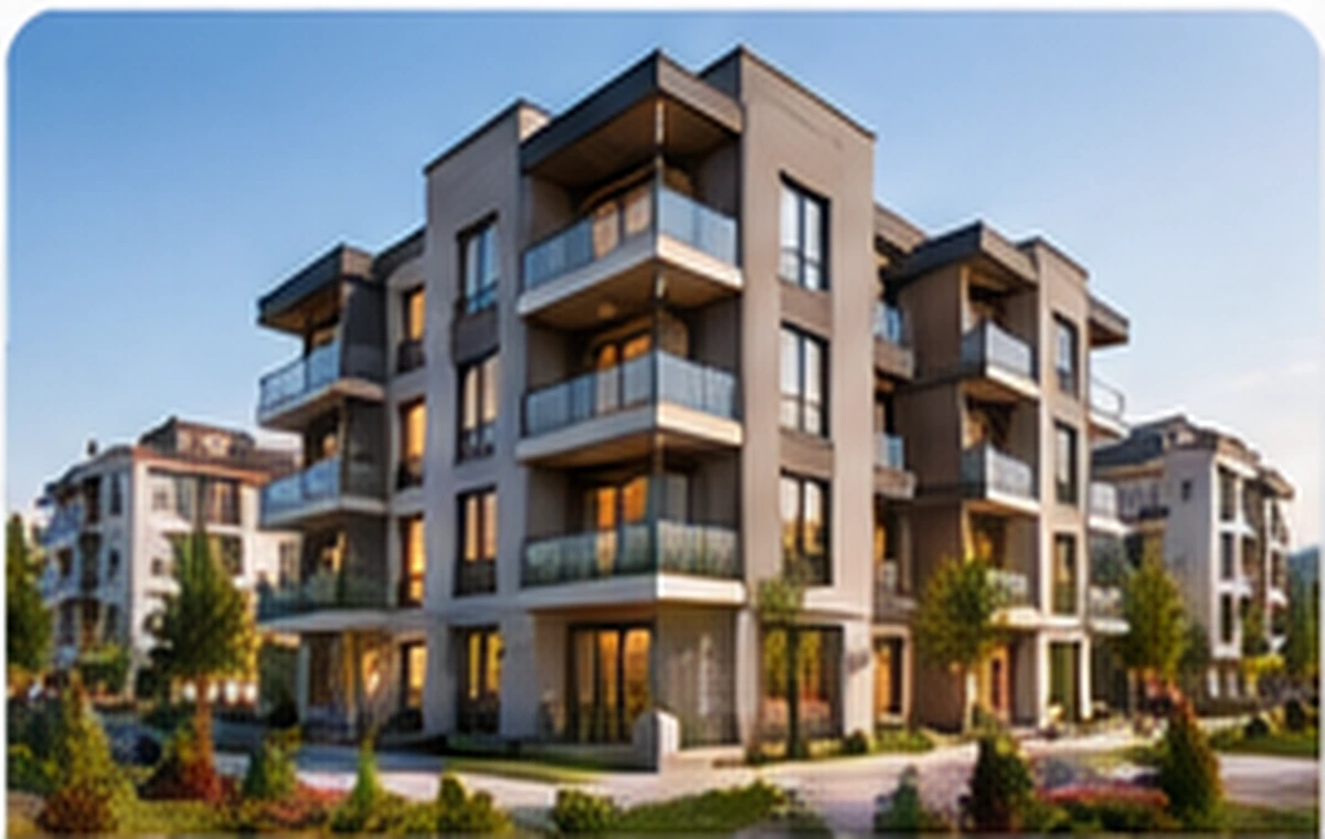 İnegöl konut projesi ve modern apartman yapıları